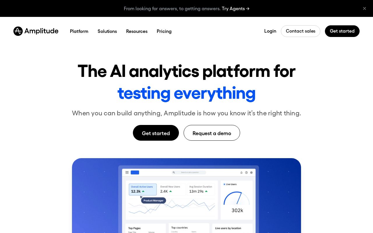 Skärmbild av Amplitude