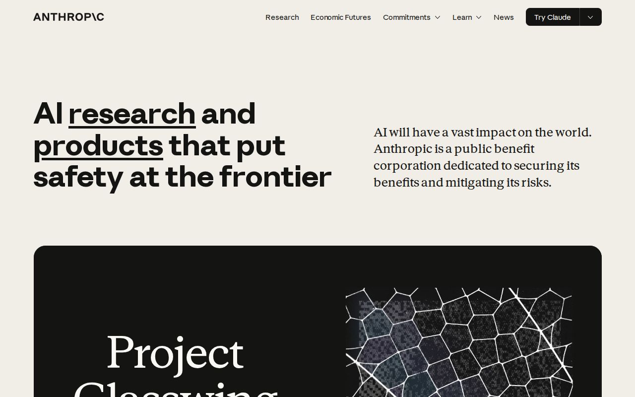 Skärmbild av Anthropic's New Tool