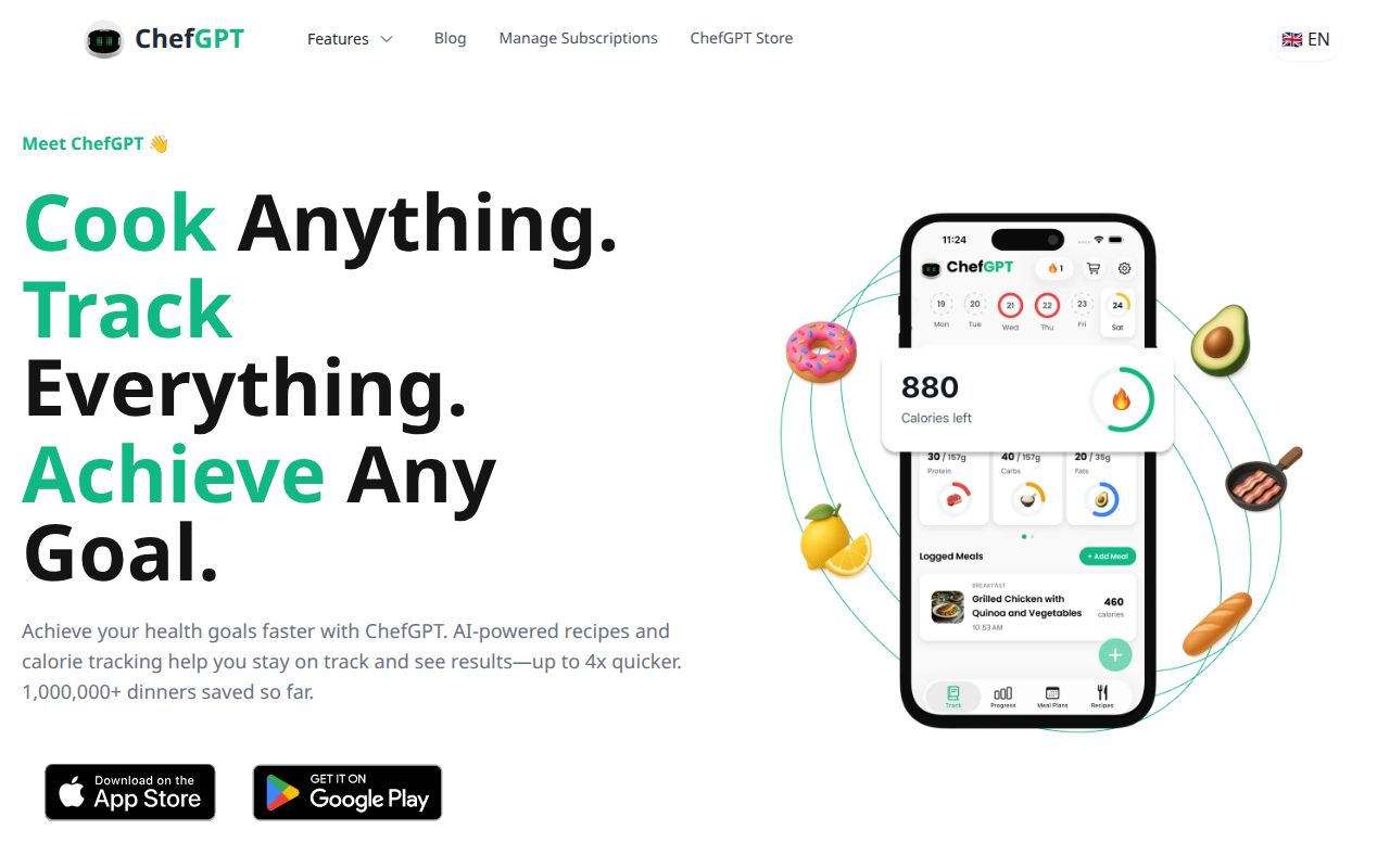Skärmbild av ChefGPT