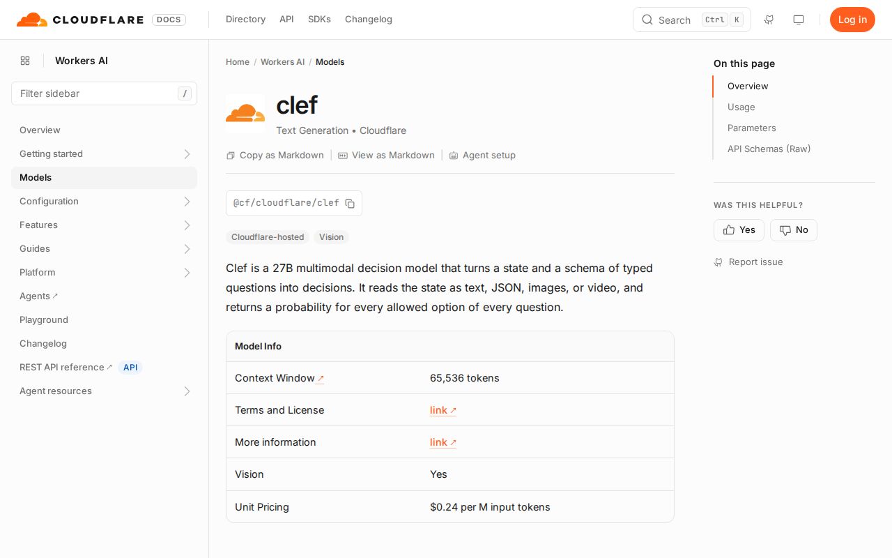 Skärmbild av Cloudflare Clef