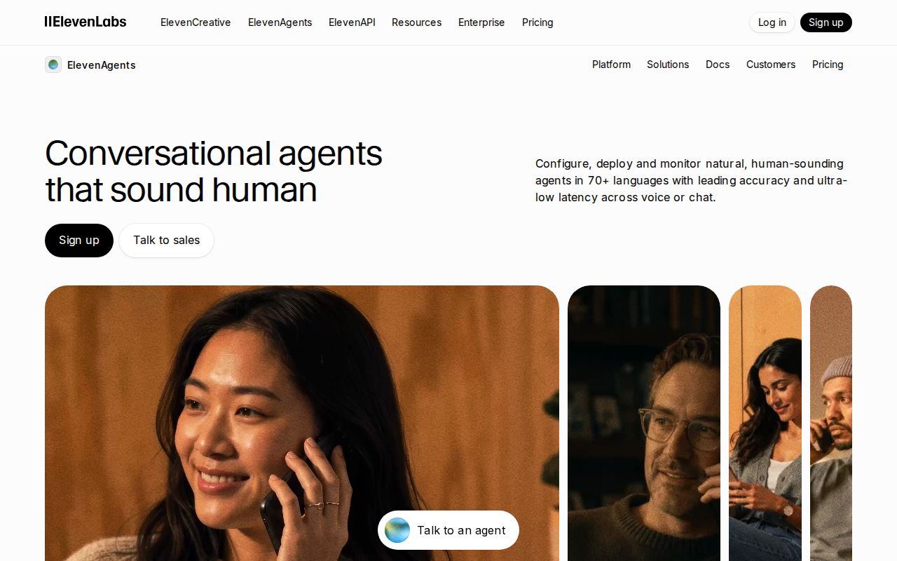 Skärmbild av ElevenAgents