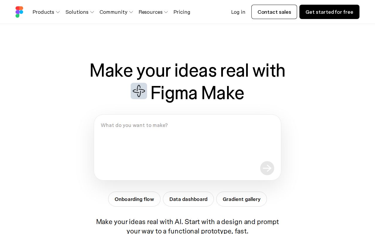 Skärmbild av Figma Make