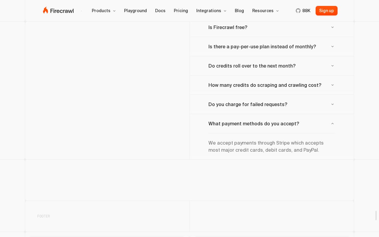 Skärmbild av Firecrawl