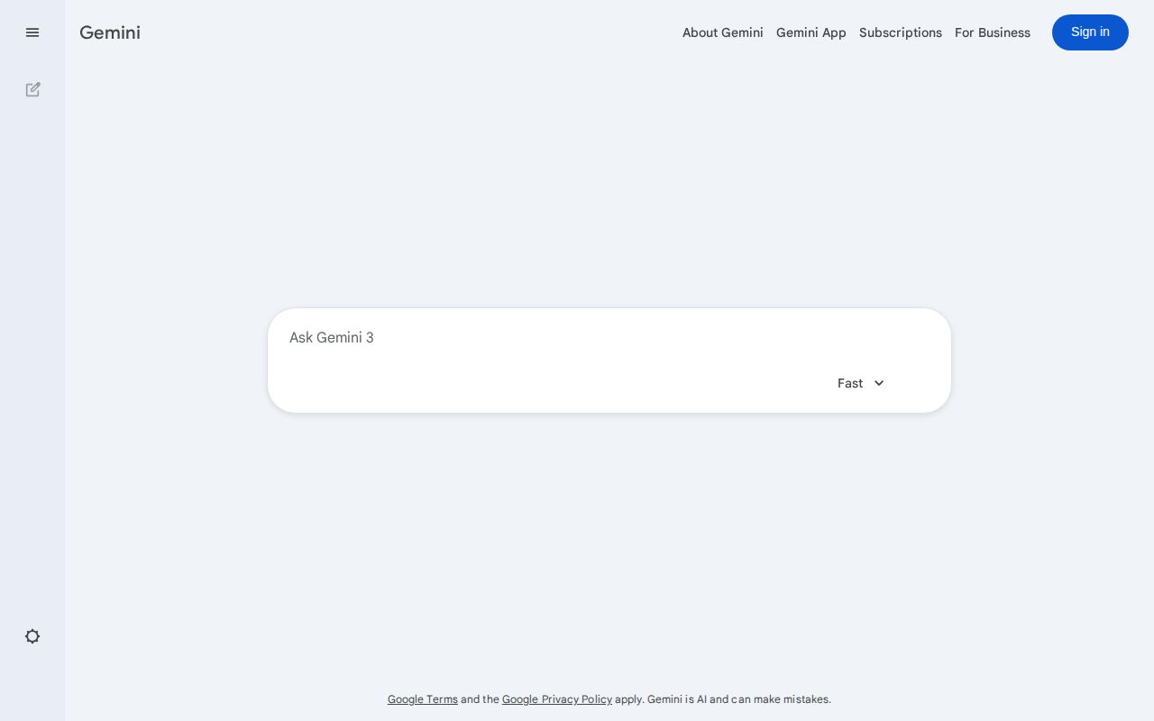 Skärmbild av Gemini 3.1 Pro