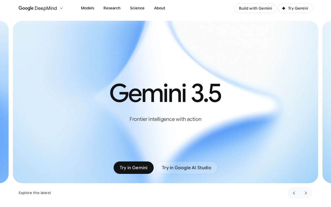 Skärmbild av Gemini 3.5 Pro