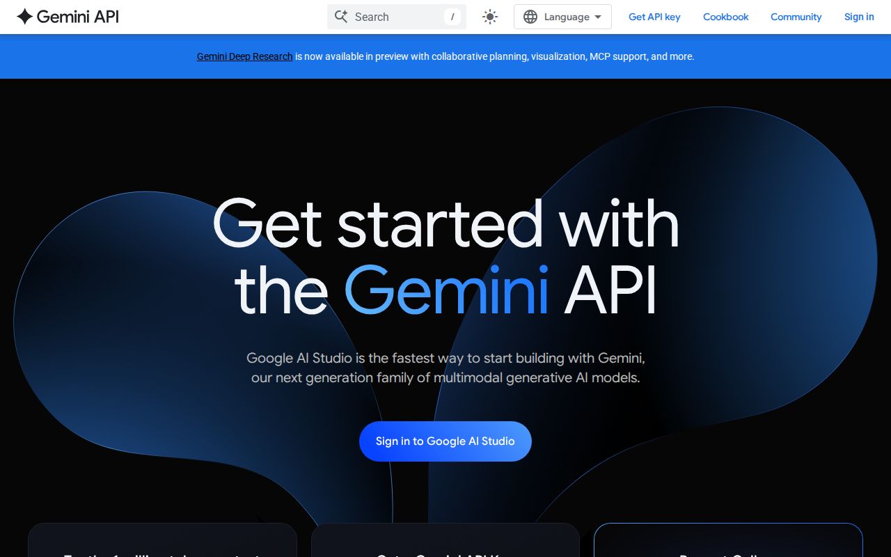 Skärmbild av Google AI Studio