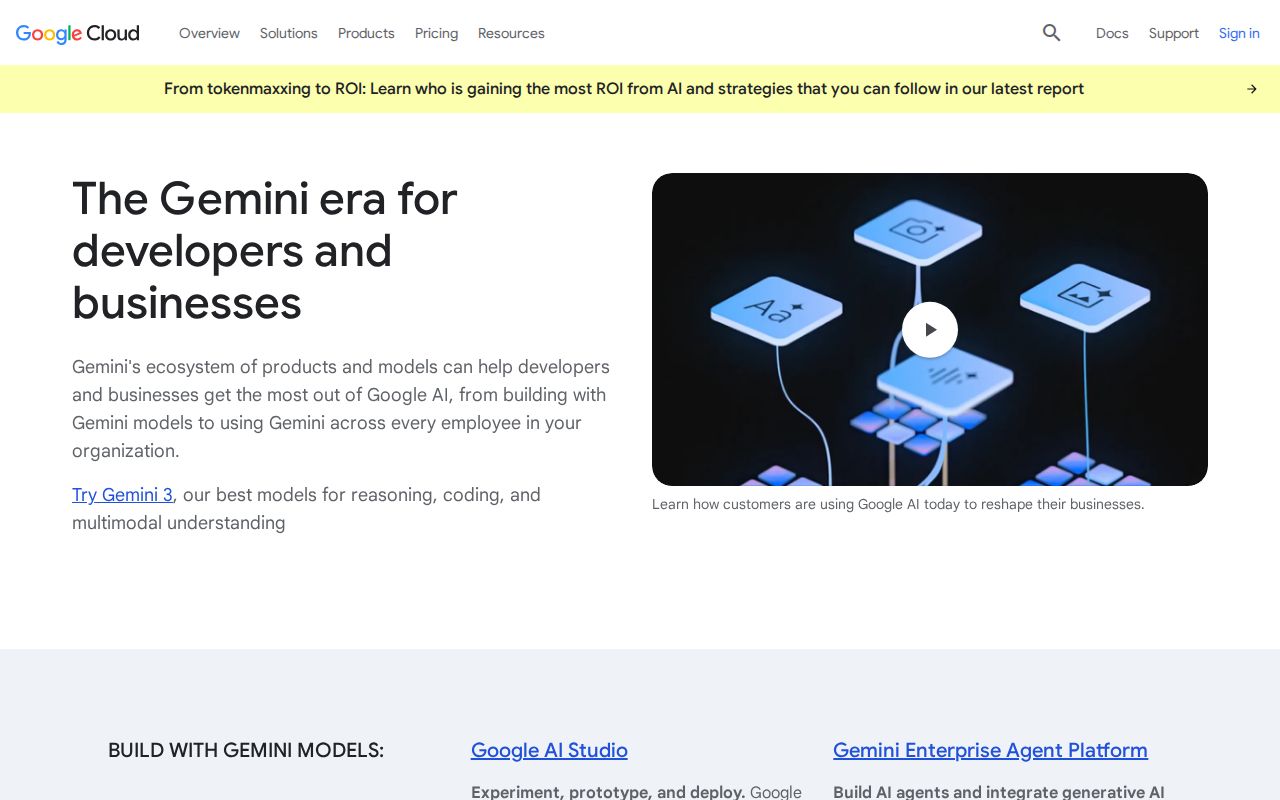 Skärmbild av Google Gemini Enterprise Agent Platform