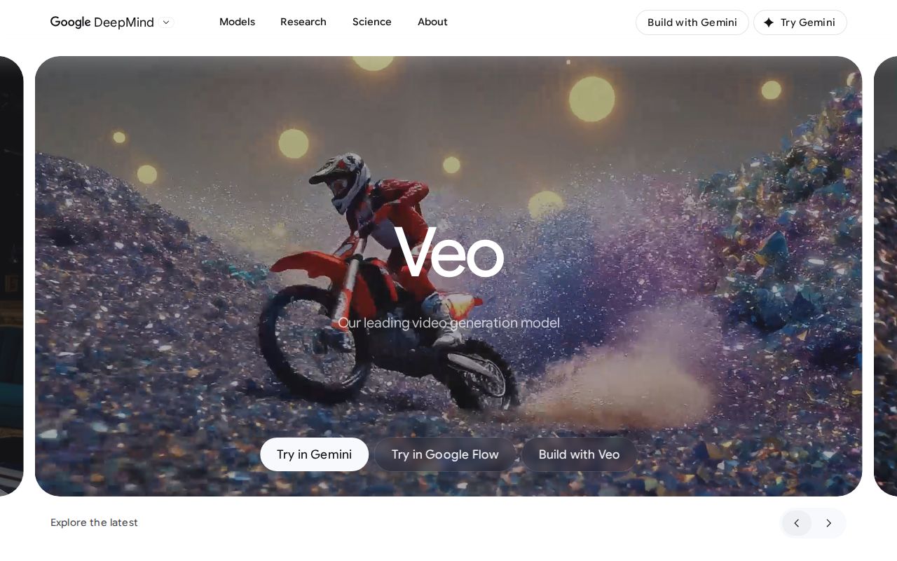 Skärmbild av Google Veo 3