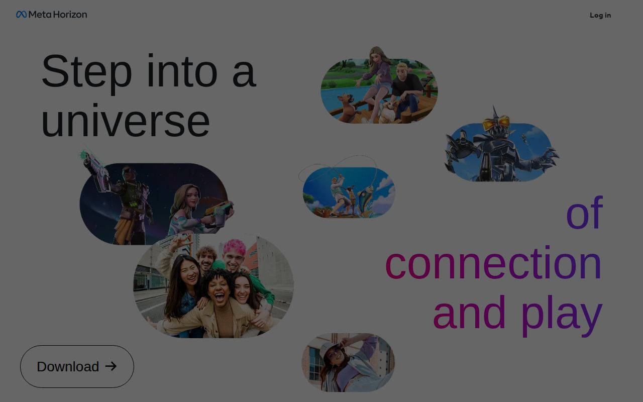 Skärmbild av Horizon Create
