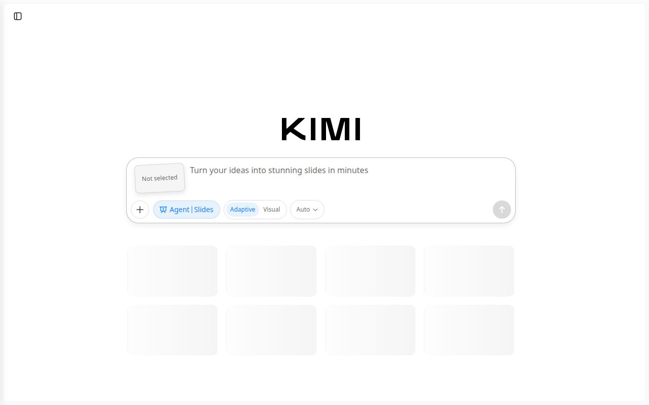 Skärmbild av Kimi Slides