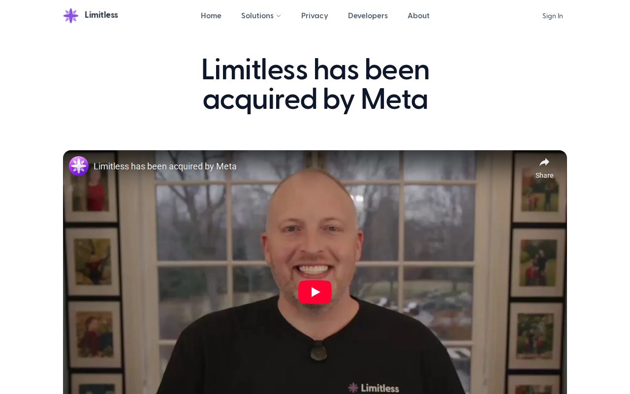 Skärmbild av Limitless HQ