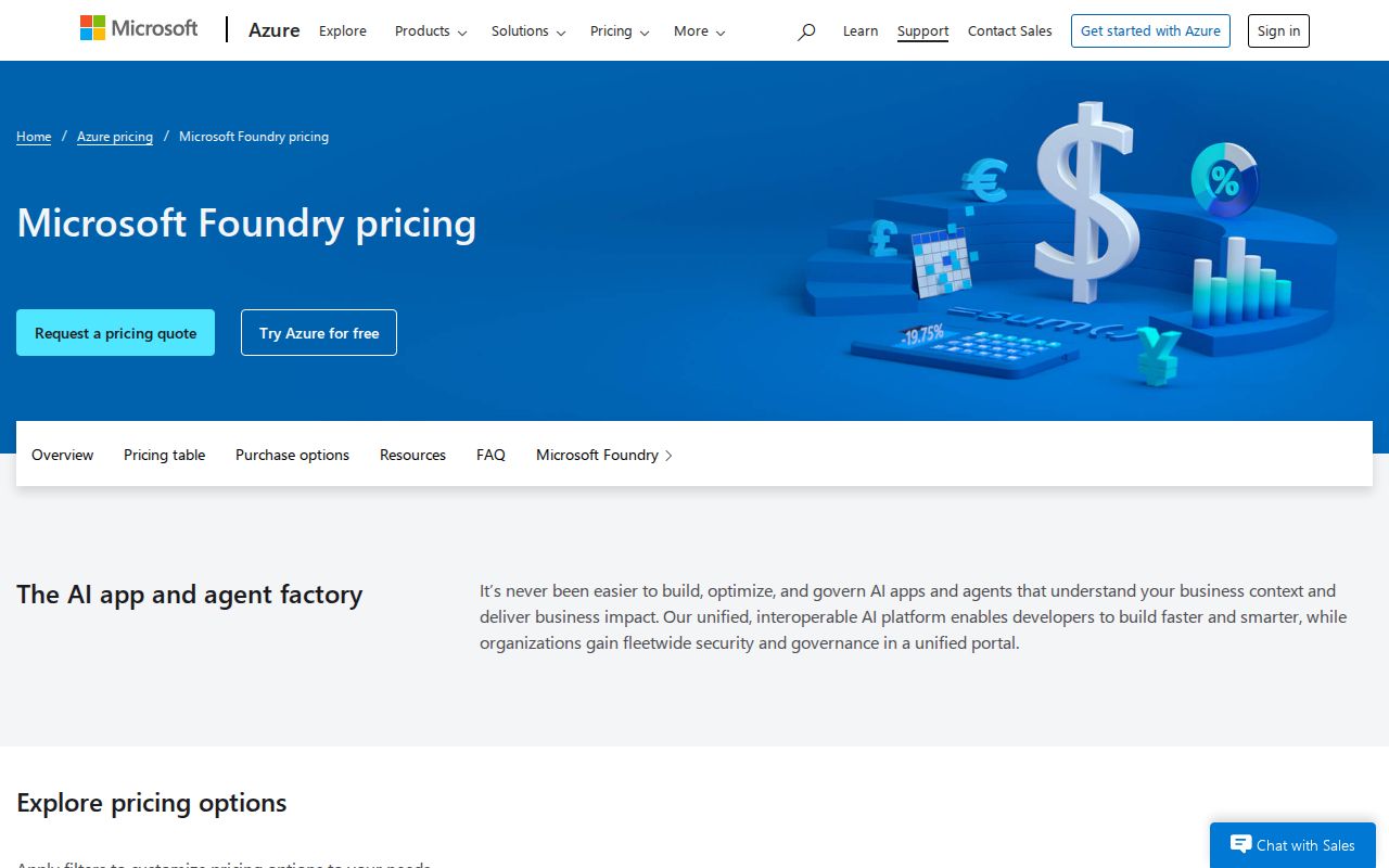 Skärmbild av Microsoft Foundry