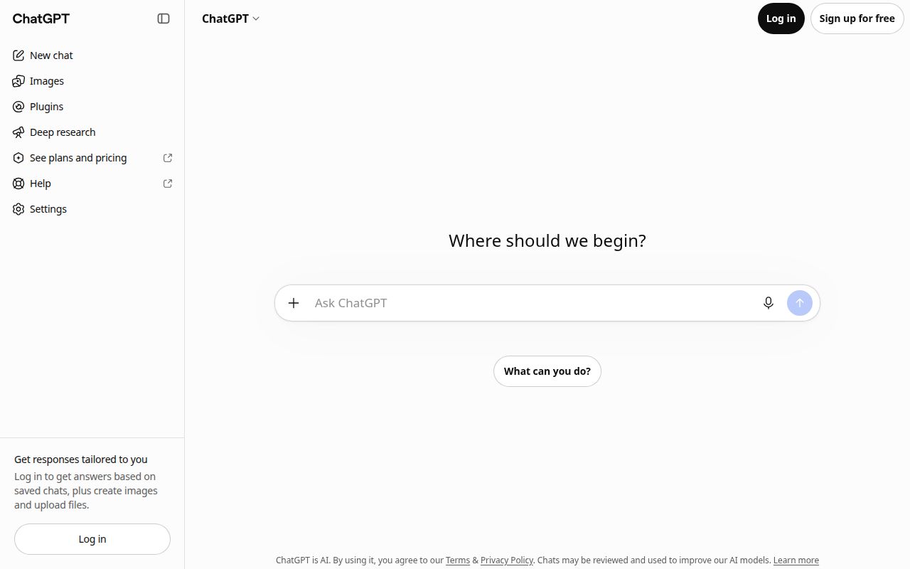Skärmbild av OpenAI Dots
