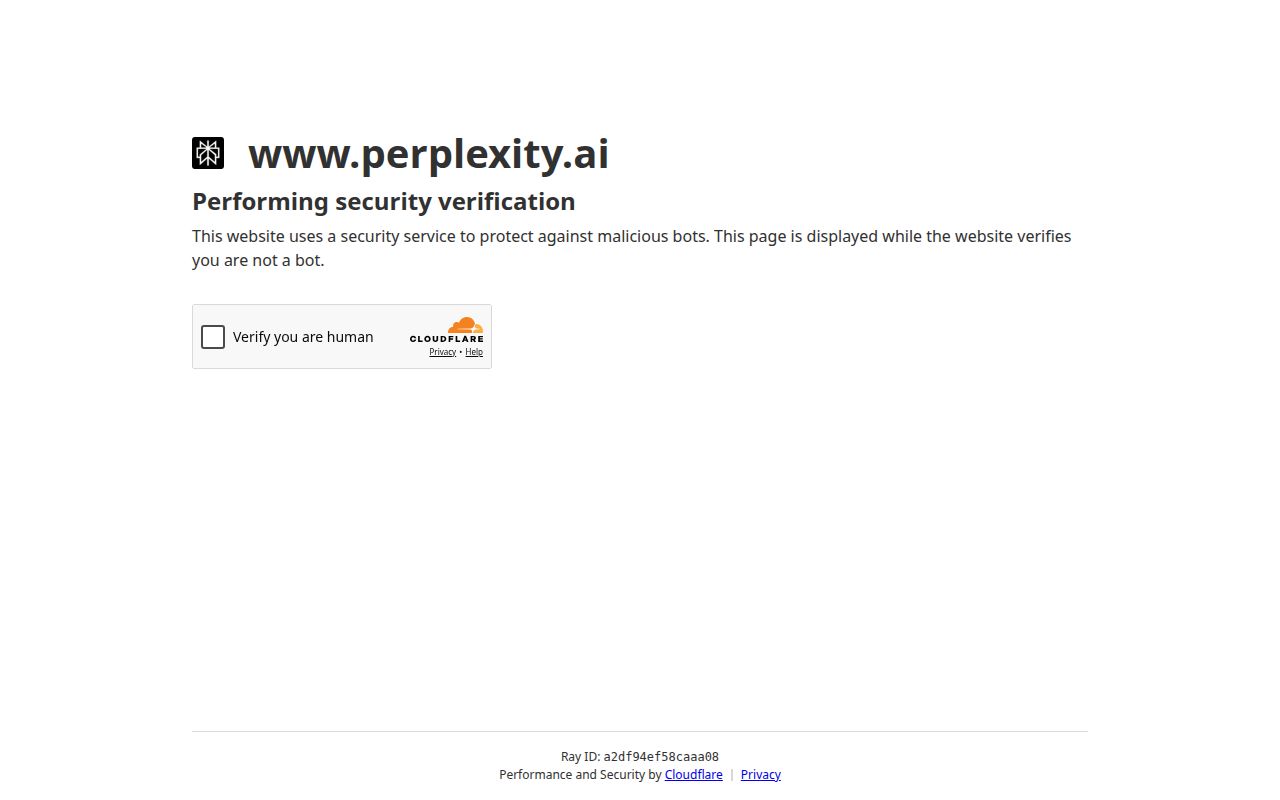 Skärmbild av Perplexity for Council