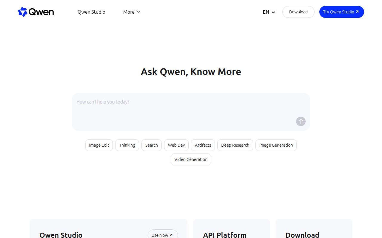 Skärmbild av Qwen Image 3.0 Pro