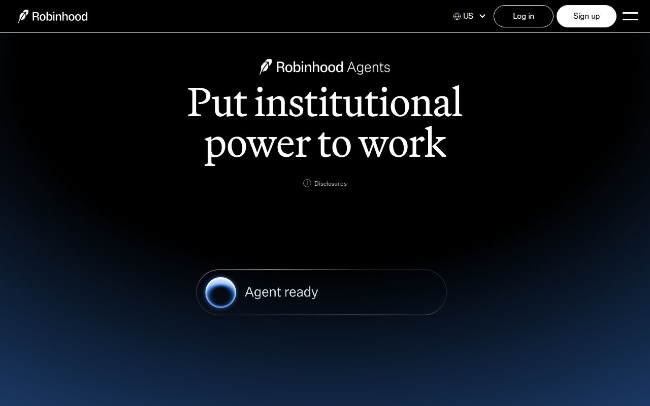 Skärmbild av Robinhood Agents