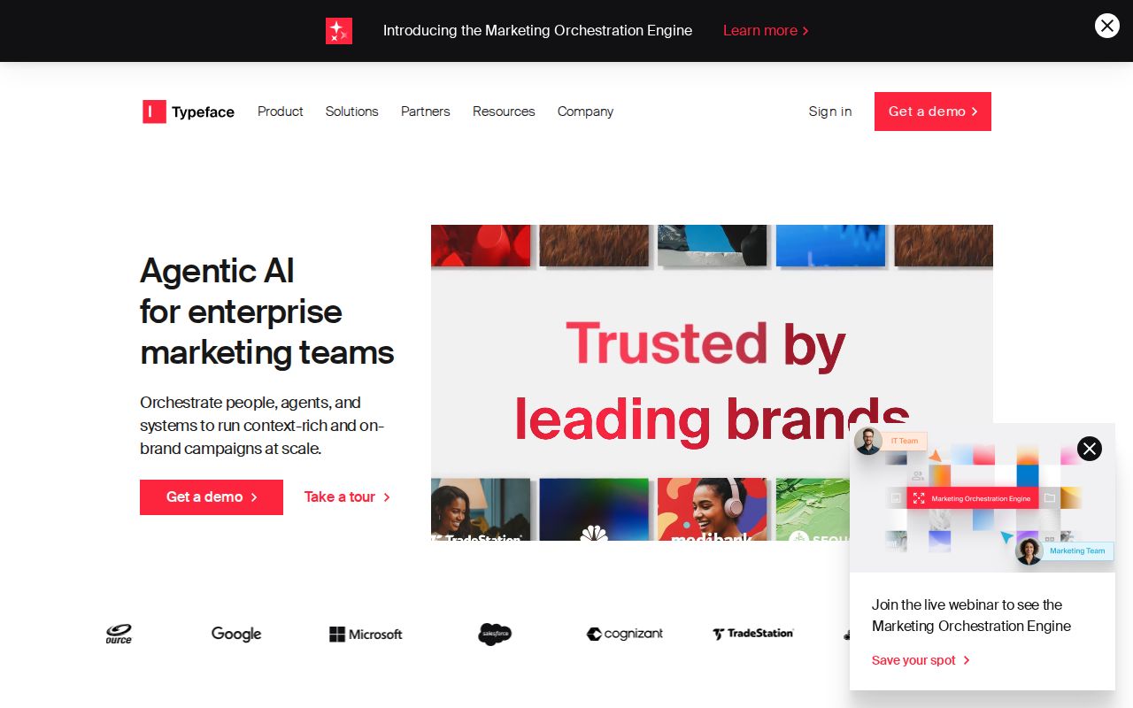 Skärmbild av Typeface