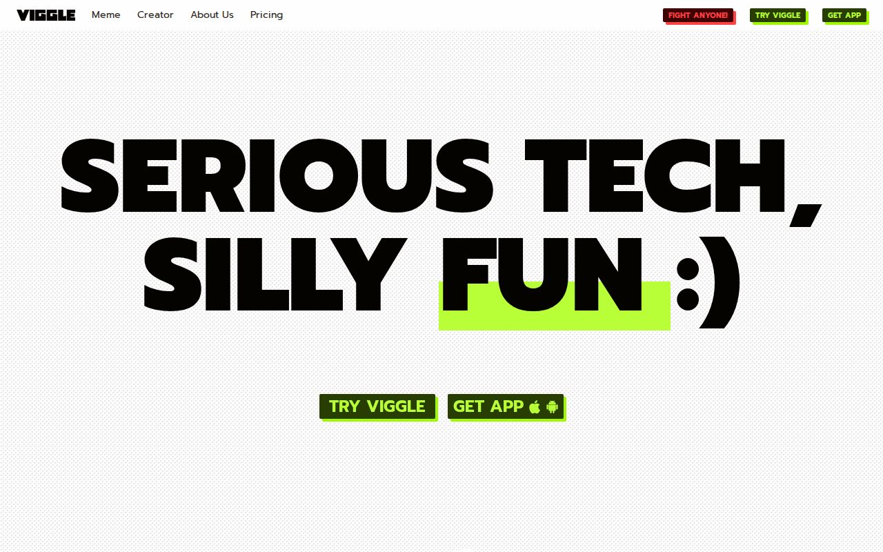 Skärmbild av Viggle AI