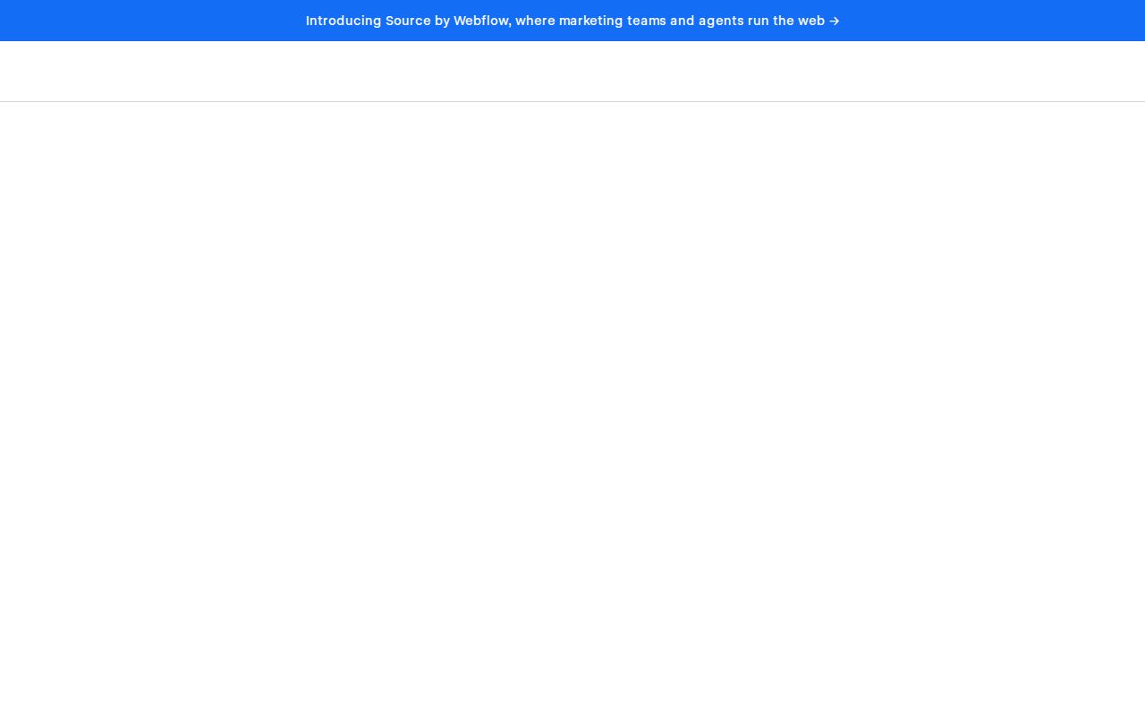 Skärmbild av Webflow AI