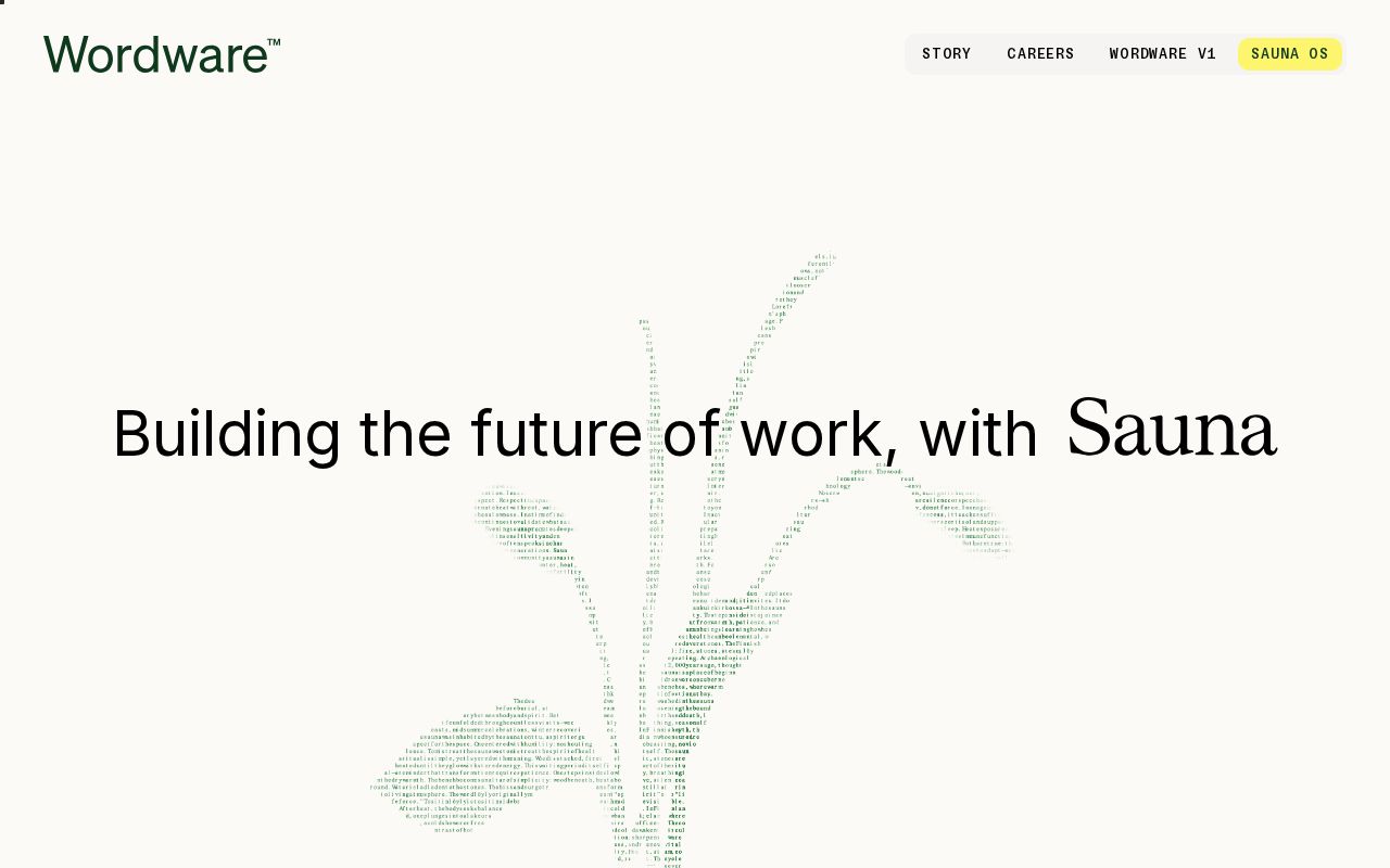 Skärmbild av Wordware